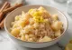 Arroz con manzana servido