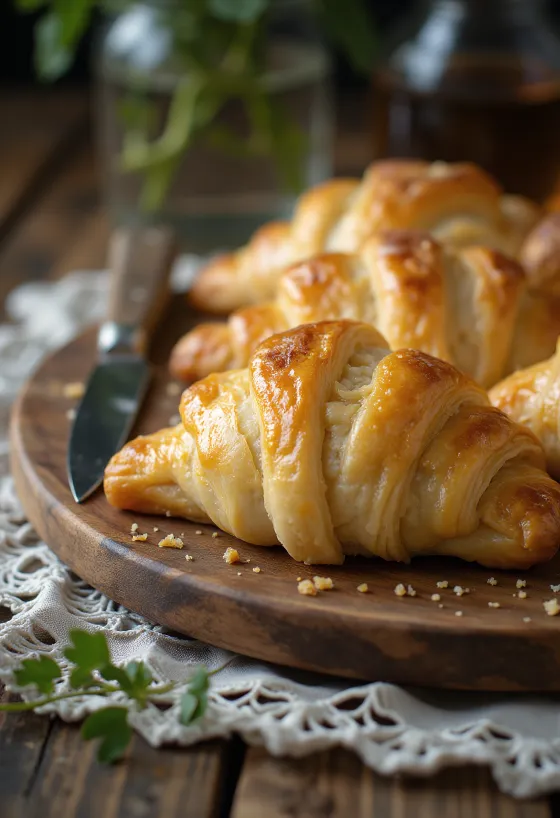Cornish pasty con pasta hojaldre, relleno rico de carne, dorado y crujiente