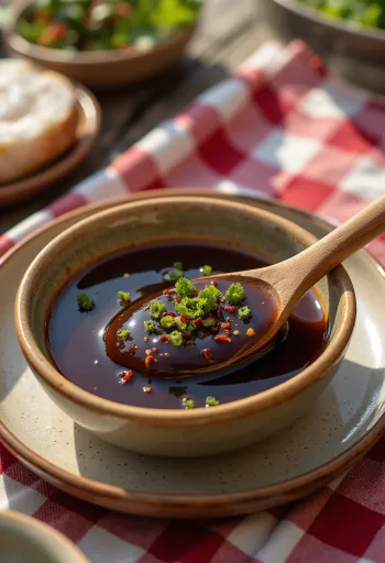 Salsa teriyaki servida