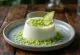 Panna cotta de lima servida
