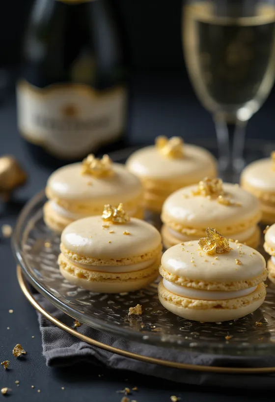 Macarrones de champán
