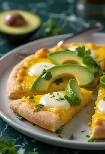 Pizza Peruana servida