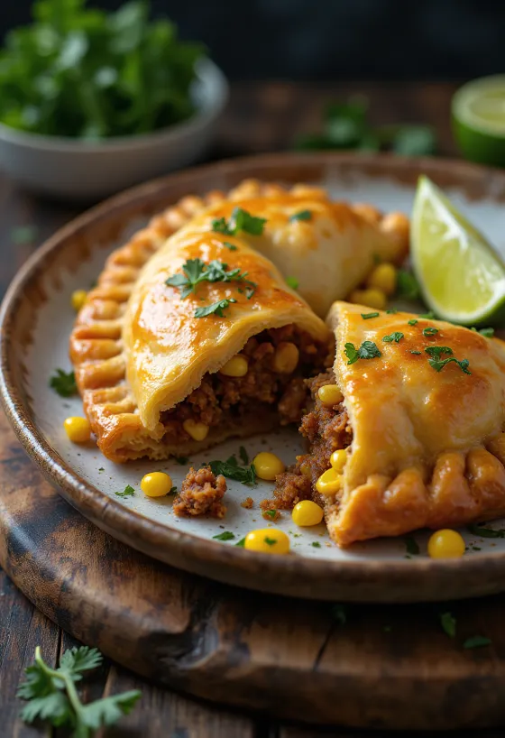 Cornish pasty estilo mexicano horneado