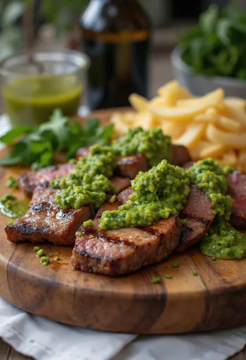 Churrasco steak servido