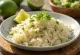 Arroz a la lima servido