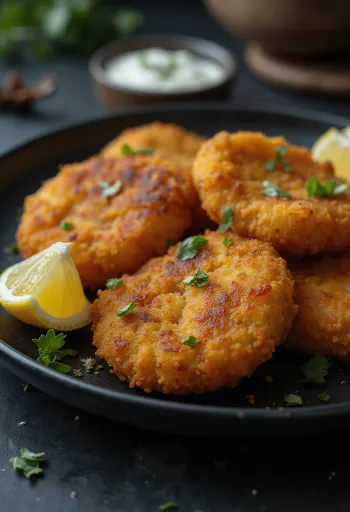 Milanesa de búfalo servida