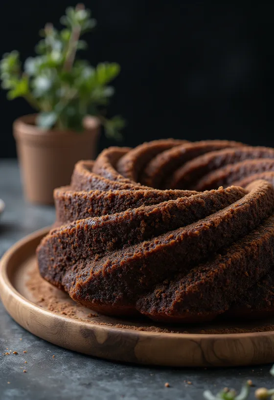 Rosca de cocoa servida