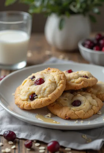 Galletas de frutas secas recién horneadas