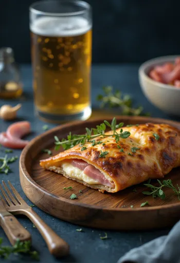 Calzone de Harina de Trigo Sarraceno recién horneado