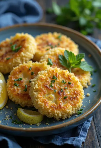 Calabacitas empanizadas en cubierta crujiente, fritas hasta dorar