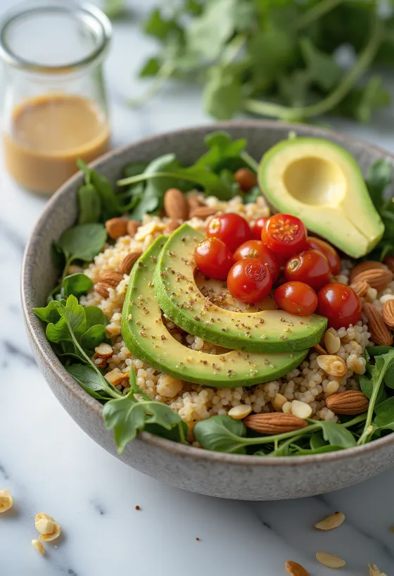 Buda Bowl de Quinoa con Aguacate y Lima