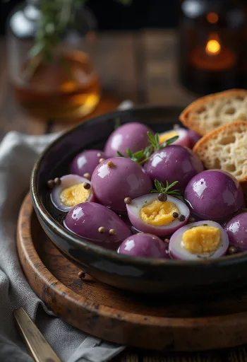 Berenjenas encurtidas en frasco