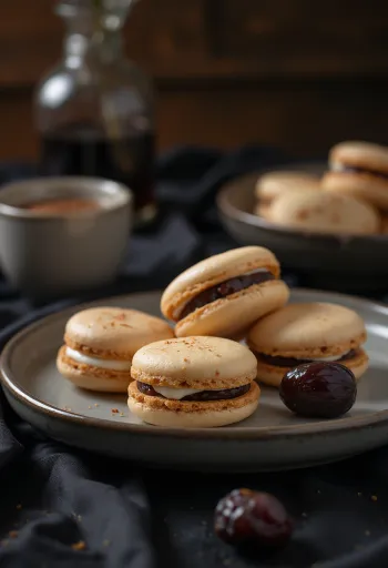 Macarrones de dátil y canela