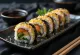 Nude gimbap con aguacate, zanahoria y pepino