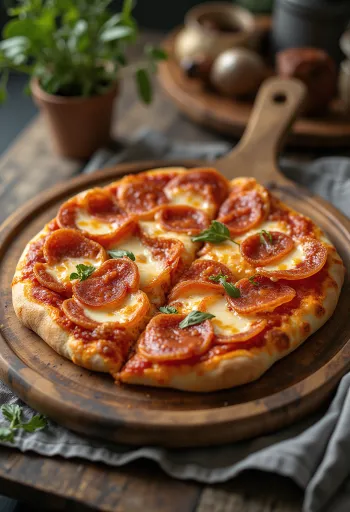 Pizza Doble Pepperoni con extra salami