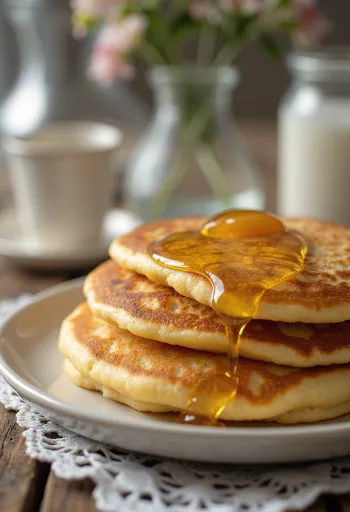 Crepas de almendra servidas
