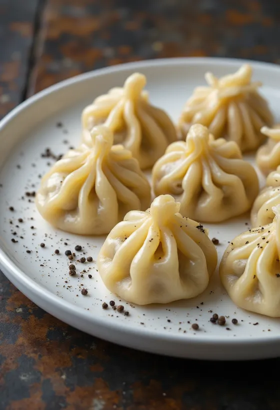 Khinkali servido