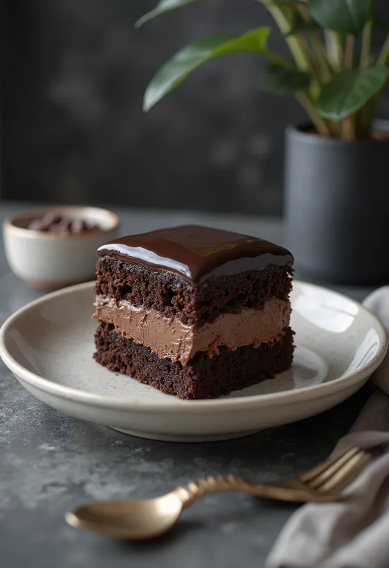 Pastel Rigó Jancsi servido