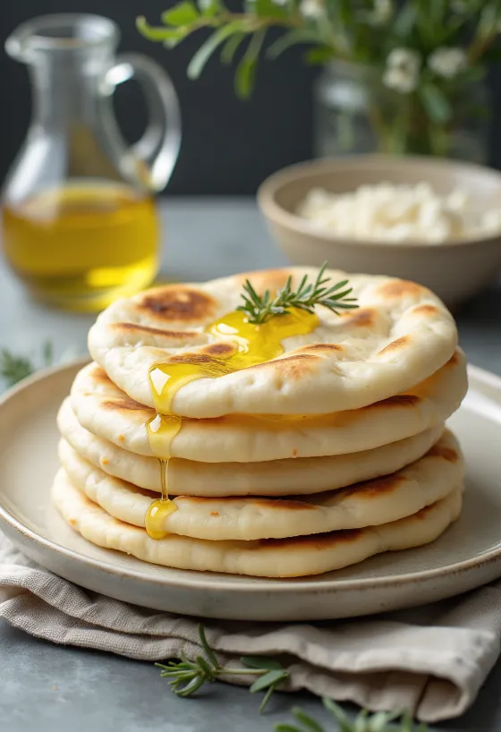 Pan pita sin gluten fresco y suave