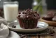 Cupcakes de chocolate servidos