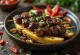 Satay de Chivo, carne de chivo a la parrilla en marinada de cacahuate