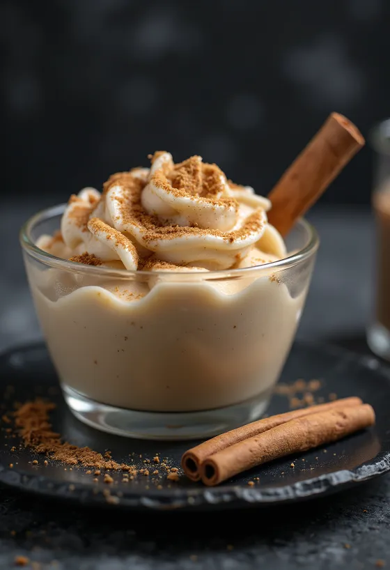 Parfait de Chai Latte servido