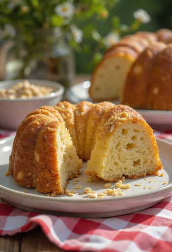 Rosca de avena servida