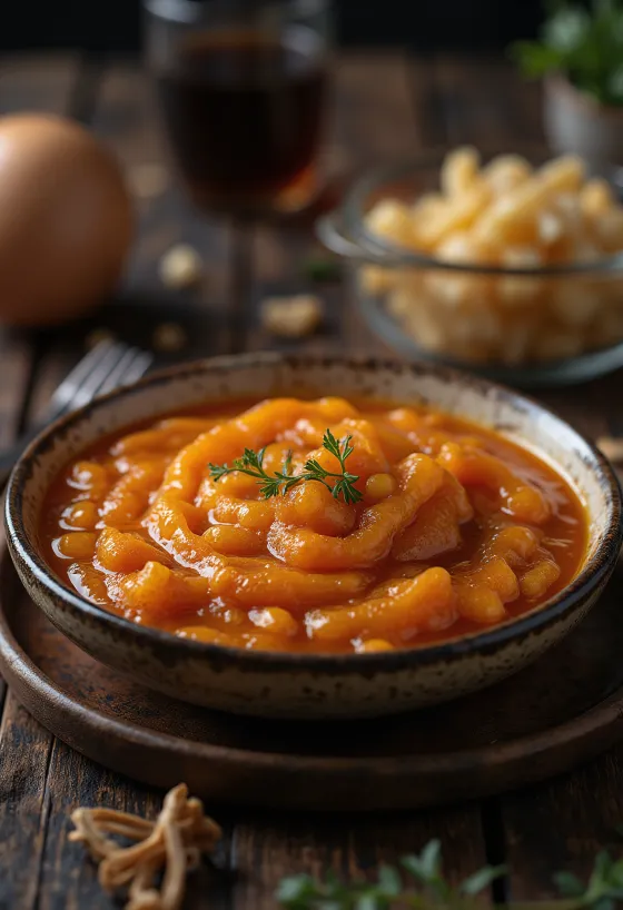 Salsa picante mitmita servida con pan injera