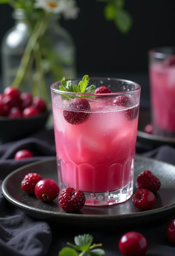 Kéfir Probiótico de Arándano Rojo, refrescante y nutritivo