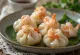 Dumpling vietnamita de tapioca con camarón y masa translúcida