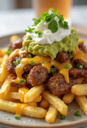 Carne Asada Fries estilo mexicano