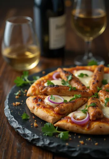 Pizza Ethiopian Style servida